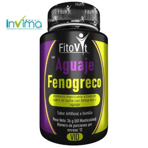 🍒 AGUAJE Y FENOGRECO X60 UNDS FITOVIT🍑
