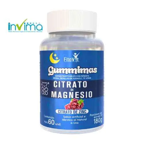 😴CITRATO MAGNESIO GOMITAS X60 UND FITOVIT🙌