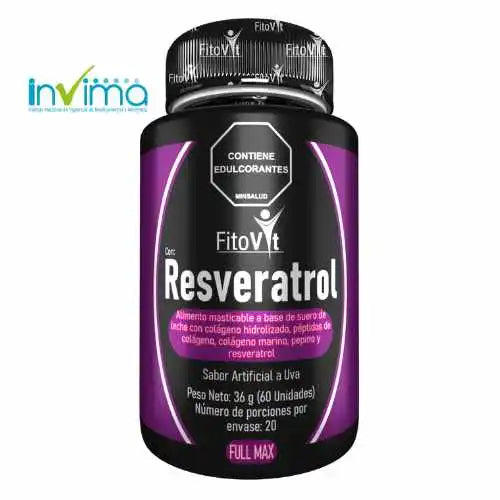 👵🏼RESVERATROL X 60 UND FITOVIT👧🏻