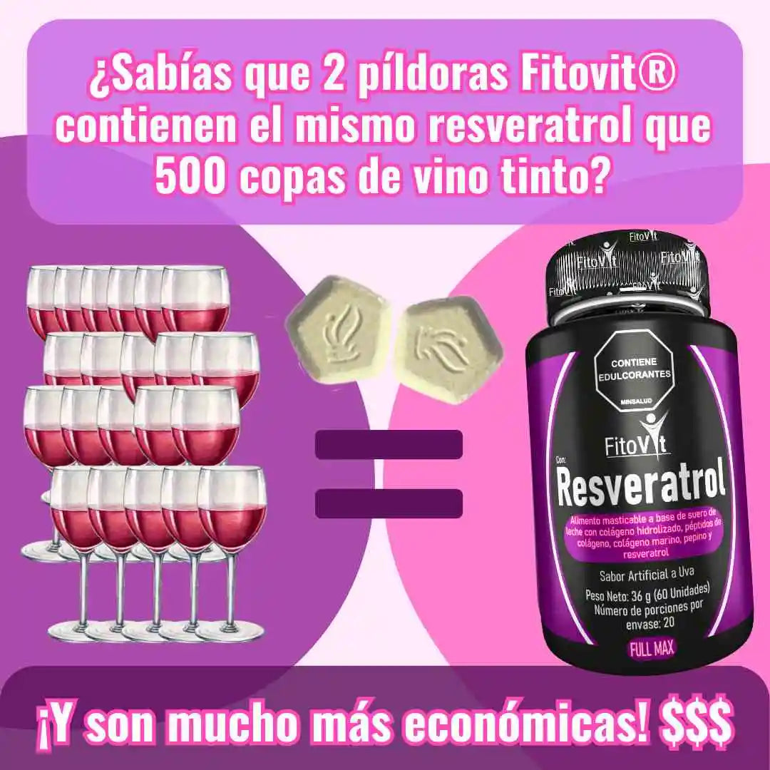 👵🏼RESVERATROL X 60 UND FITOVIT👧🏻