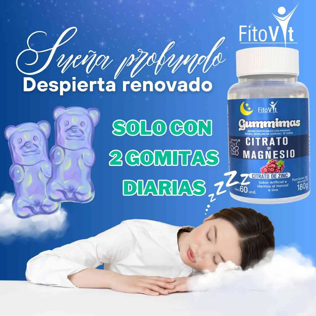 😴CITRATO MAGNESIO GOMITAS X60 UND FITOVIT🙌
