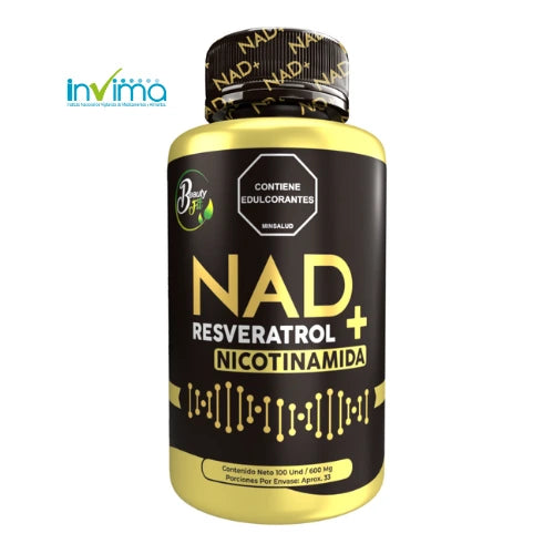 👩🦳NAD+RESVERATROL Y NICOTINAMIDA X100 UND BEAUTYFIT👧