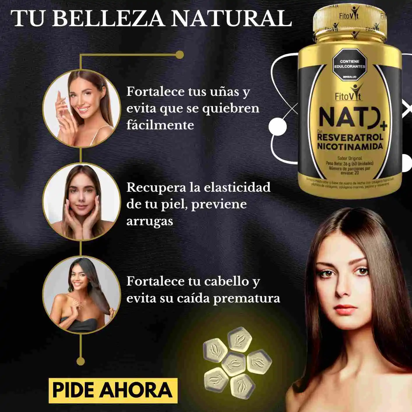 👵🏼RESVERATROL + NICOTINAMIDA X60UND FITOVIT👧🏻