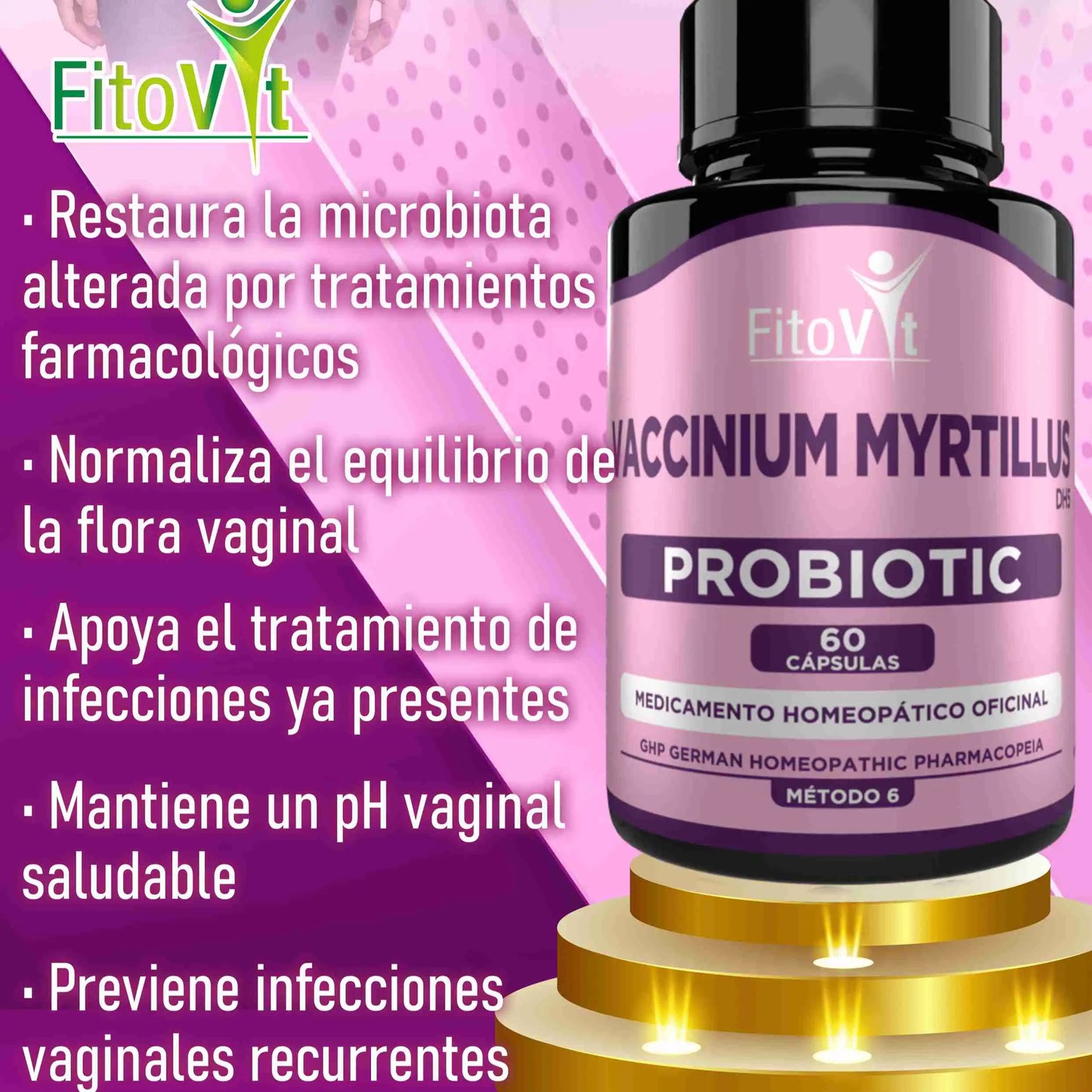 💨🤢 PROBIOTICOS X60 CAPSULAS FITOVIT 🌸