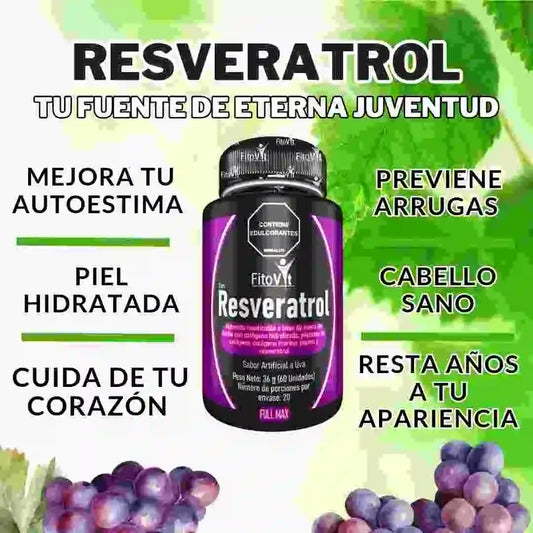 👵🏼RESVERATROL X 60 UND FITOVIT👧🏻