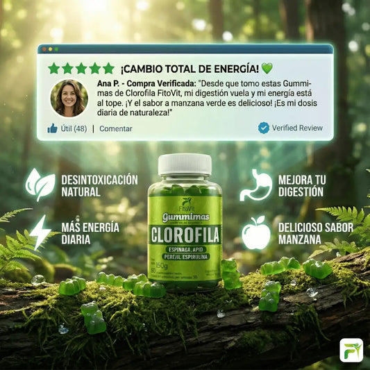 🌿CLOROFILA GOMITAS FITOVIT X60UND♻️