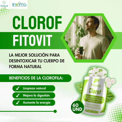 🍃CLOROFILA CARAMELO NATURAL X60 UND🍃