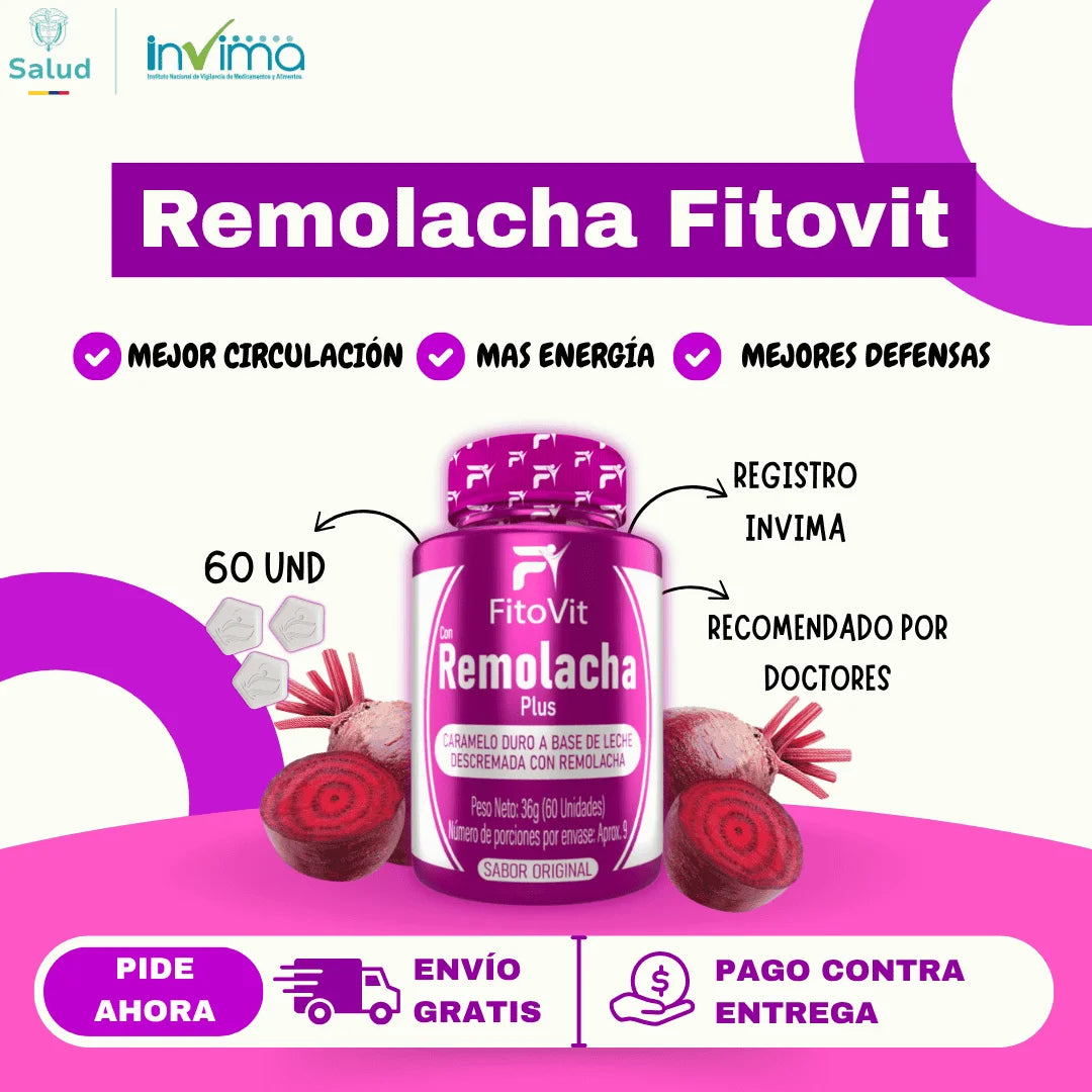 🩸REMOLACHA PLUS X60UND FITOVIT❤️