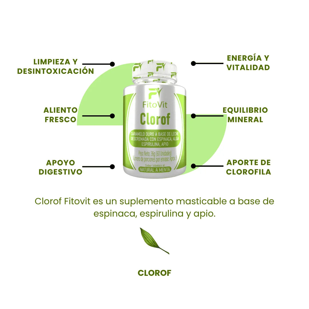 🍃CLOROFILA CARAMELO NATURAL X60 UND🍃