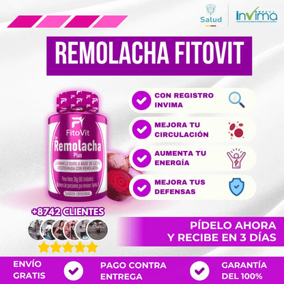 🩸REMOLACHA PLUS X60UND FITOVIT❤️