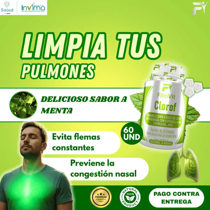 🍃CLOROFILA CARAMELO NATURAL X60 UND🍃