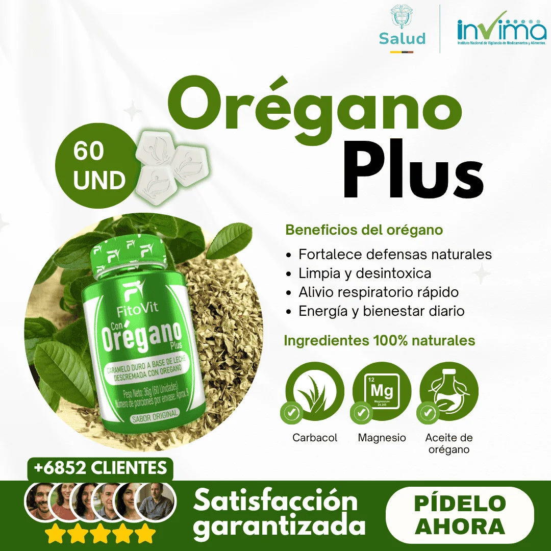 🫢OREGANO PLUS  X60UND FITOVIT🫁
