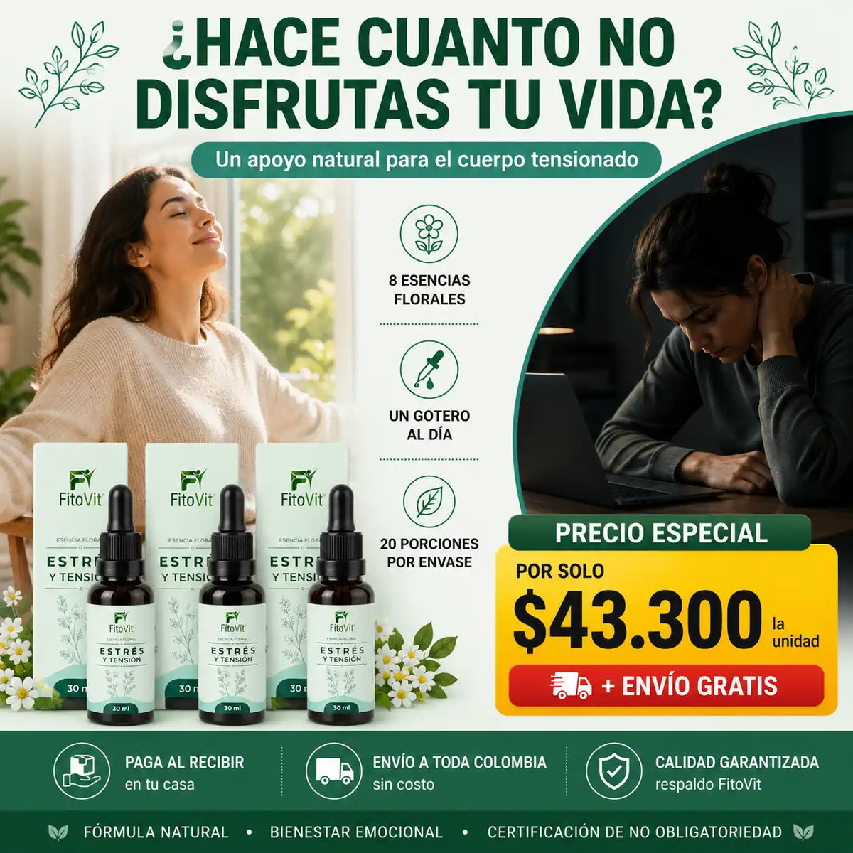🤯 Estrés y Tensión - 30 mililitros 😣