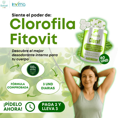 🍃CLOROFILA CARAMELO NATURAL X60 UND🍃