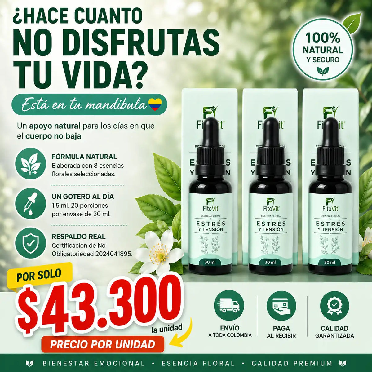 🤯 Estrés y Tensión - 30 mililitros 😣