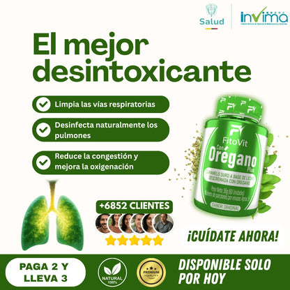 🫢OREGANO PLUS  X60UND FITOVIT🫁