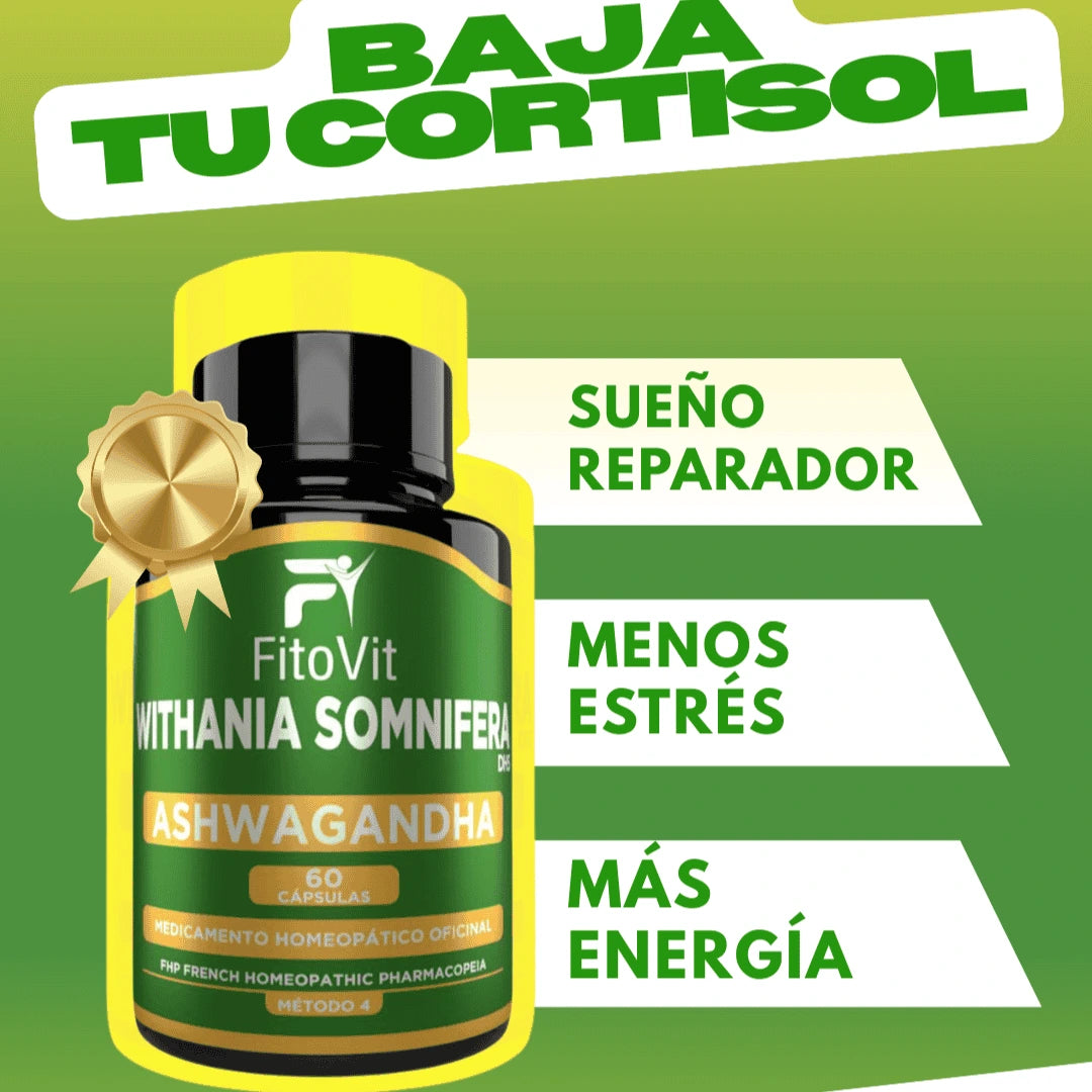 🧠😣ASHWAGANDHA X60 CAP FITOVIT⚡😴