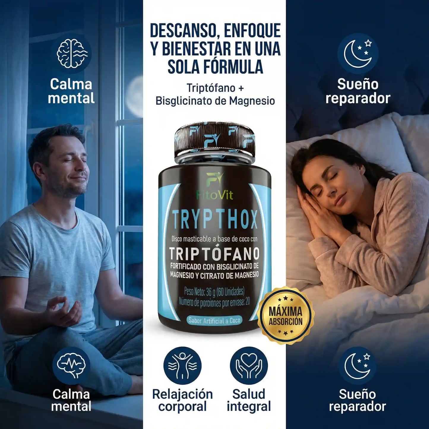 😴TRYPTOFANO X60UND💪🦴