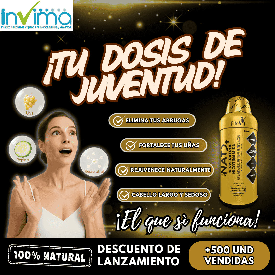 👵🏼👩🏻 NAD + RESVERATROL X1.OOOML FITOVIT