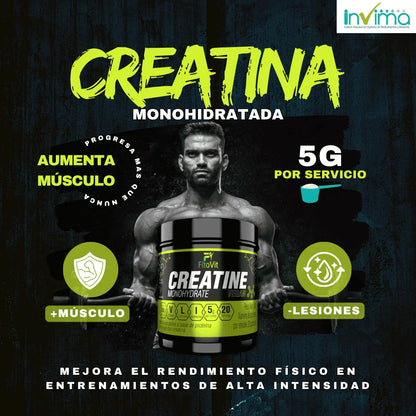 💪CREATINA MONOHIDRATADA X300GR FITOVIT⚡
