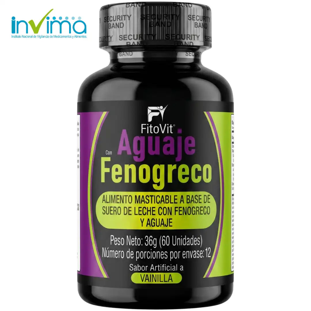 🍒 Aguaje y Fenogreco - 60 Pastillas🍑