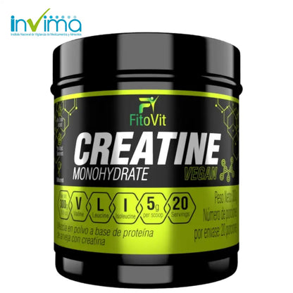 💪CREATINA MONOHIDRATADA X300GR FITOVIT⚡