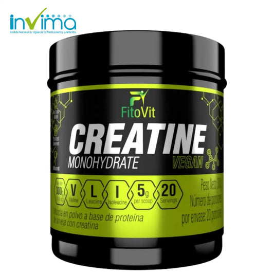 💪CREATINA MONOHIDRATADA X300GR FITOVIT⚡
