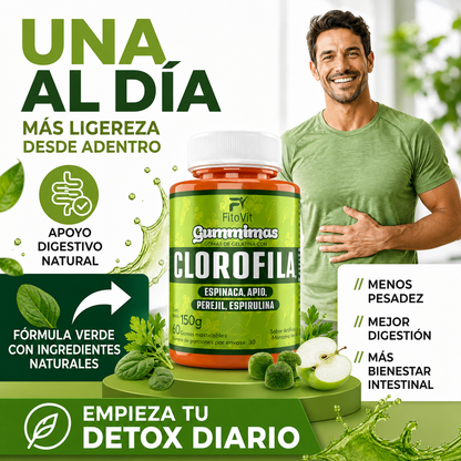 🌿CLOROFILA GOMITAS FITOVIT X60UND♻️