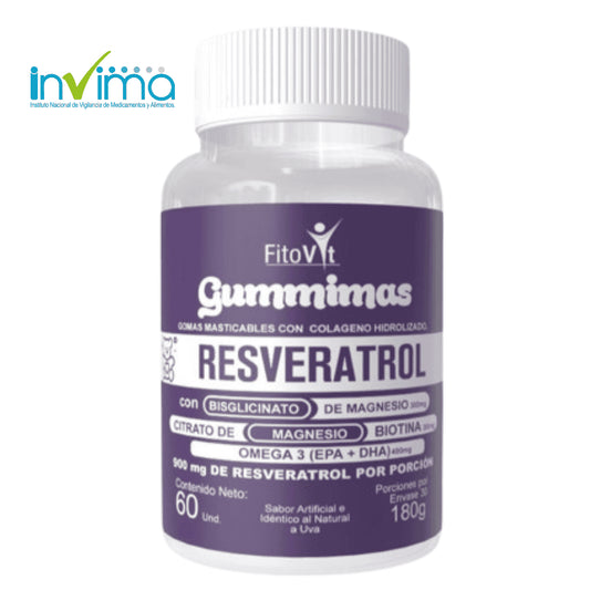 👵🏼RESVERATROL GOMITAS X 60 UND FITOVIT👩🏻