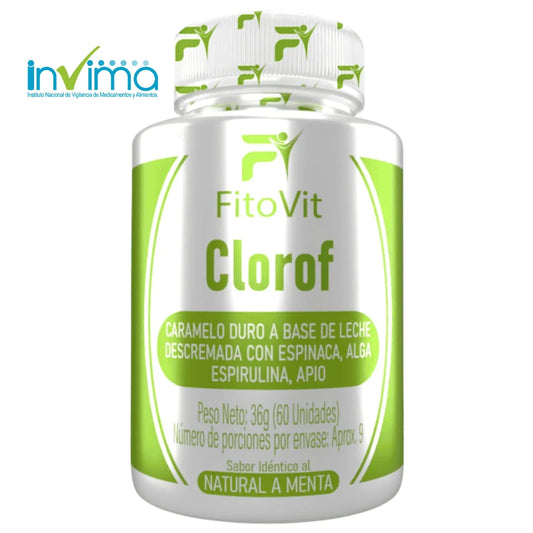 🍃CLOROFILA CARAMELO NATURAL X60 UND🍃