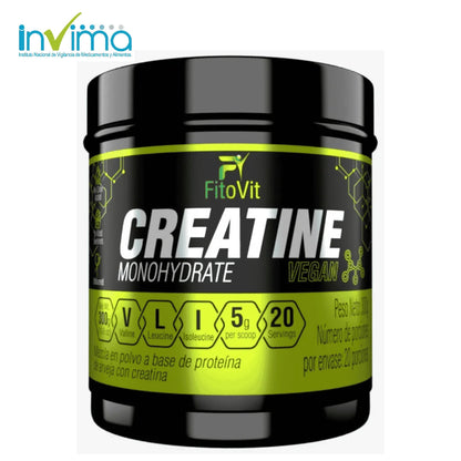 💪CREATINA MONOHIDRATADA X300GR FITOVIT⚡
