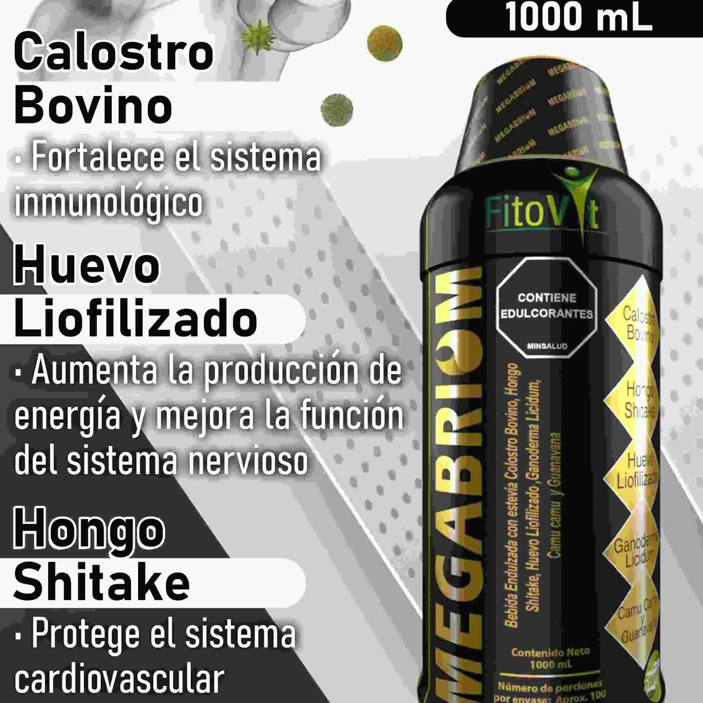 🦠MEGA BRIOM X 1.000 ML FITOVIT🛡