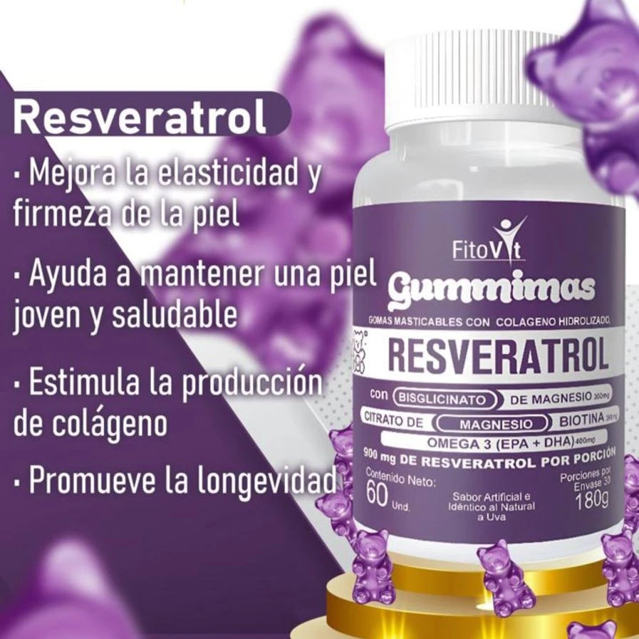 👵🏼RESVERATROL GOMITAS X 60 UND FITOVIT👩🏻