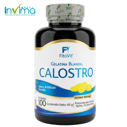 🛡️ Calostro - 100 Gelatinas Blandas 🌿