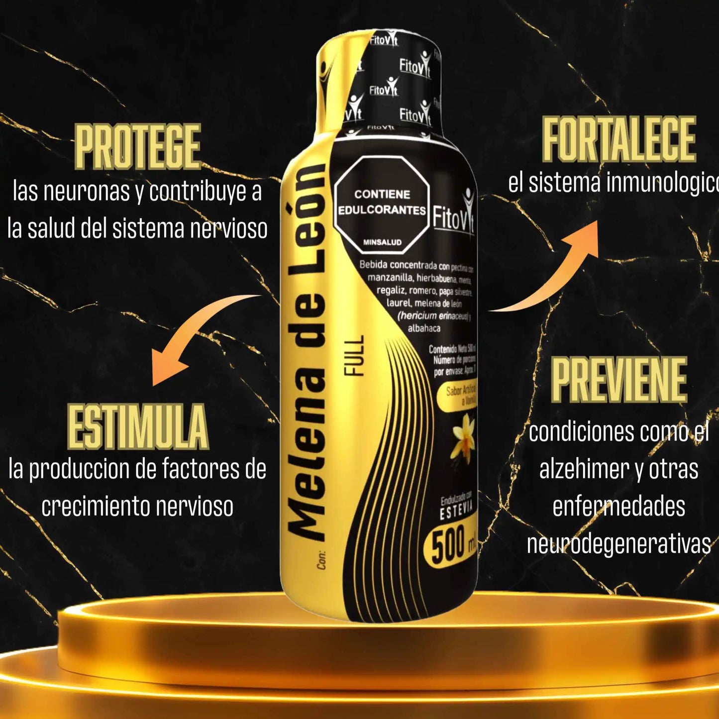🧠🤓MELENA DE LEON X500ML FITOVIT✨