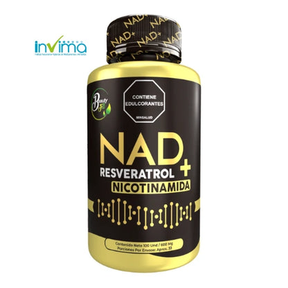 👩‍🦳NAD+RESVERATROL Y NICOTINAMIDA X100 UND BEAUTYFIT👧