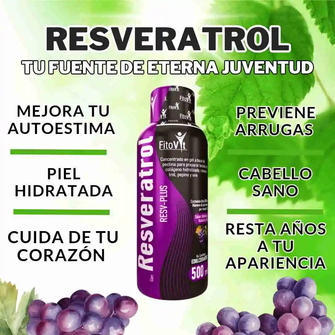 👵🏼RESVERATROL X 500 ML FITOVIT👧🏻