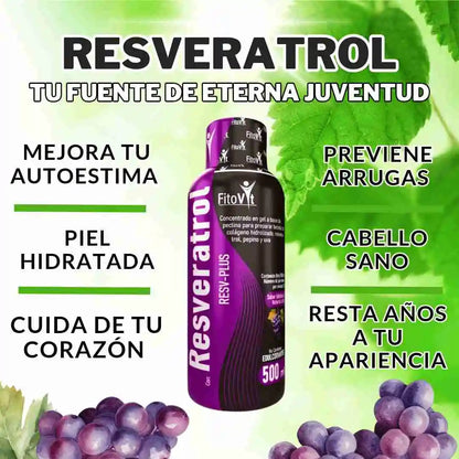 👵🏼RESVERATROL X 500 ML FITOVIT👧🏻