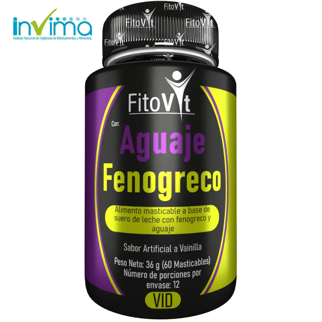 🍒 AGUAJE Y FENOGRECO X60 UNDS FITOVIT🍑