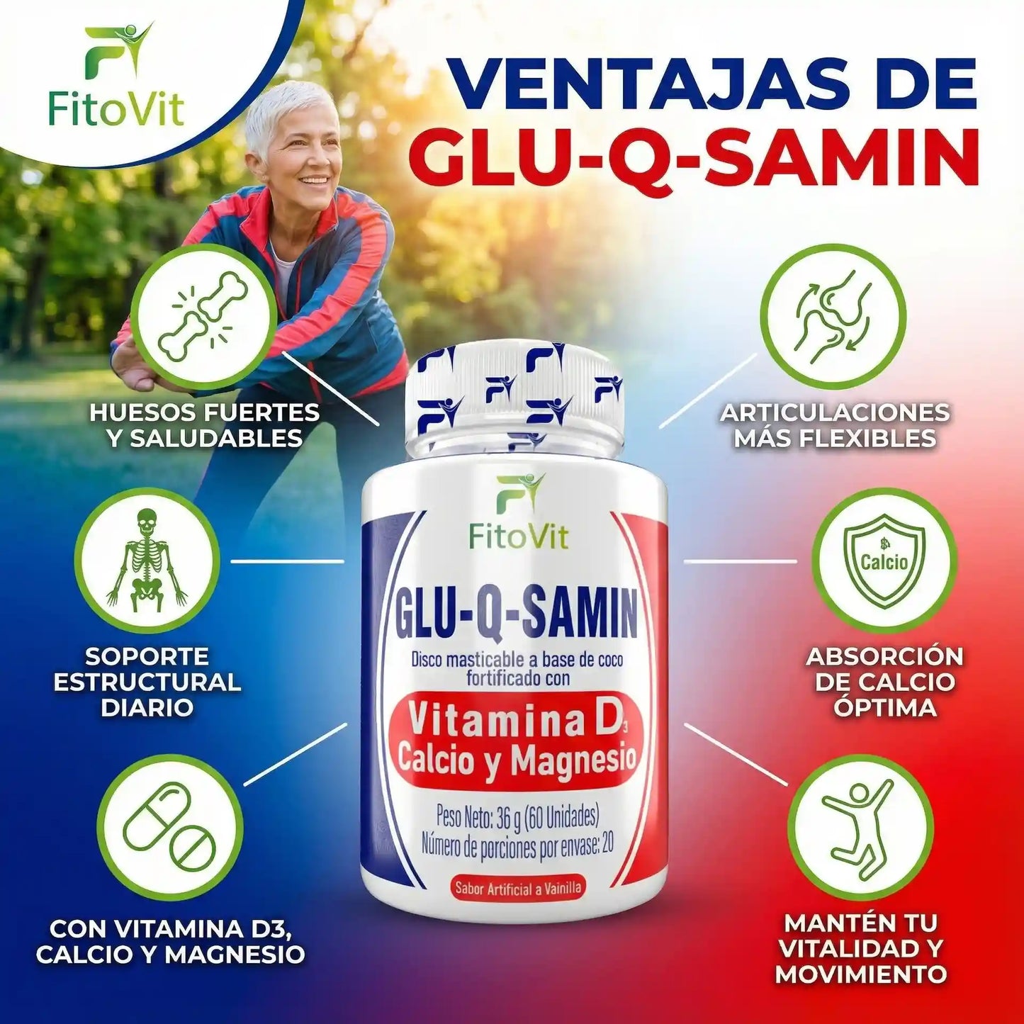 🦴 GLU-Q-SAMIN x60🥛