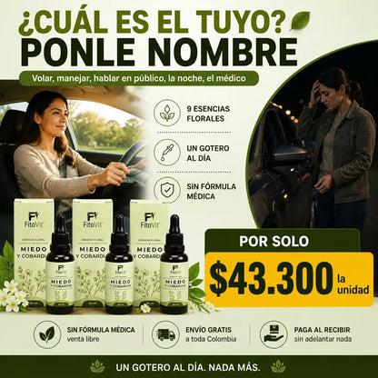 🌿Miedo y Cobardía - 30 mililitros 😌