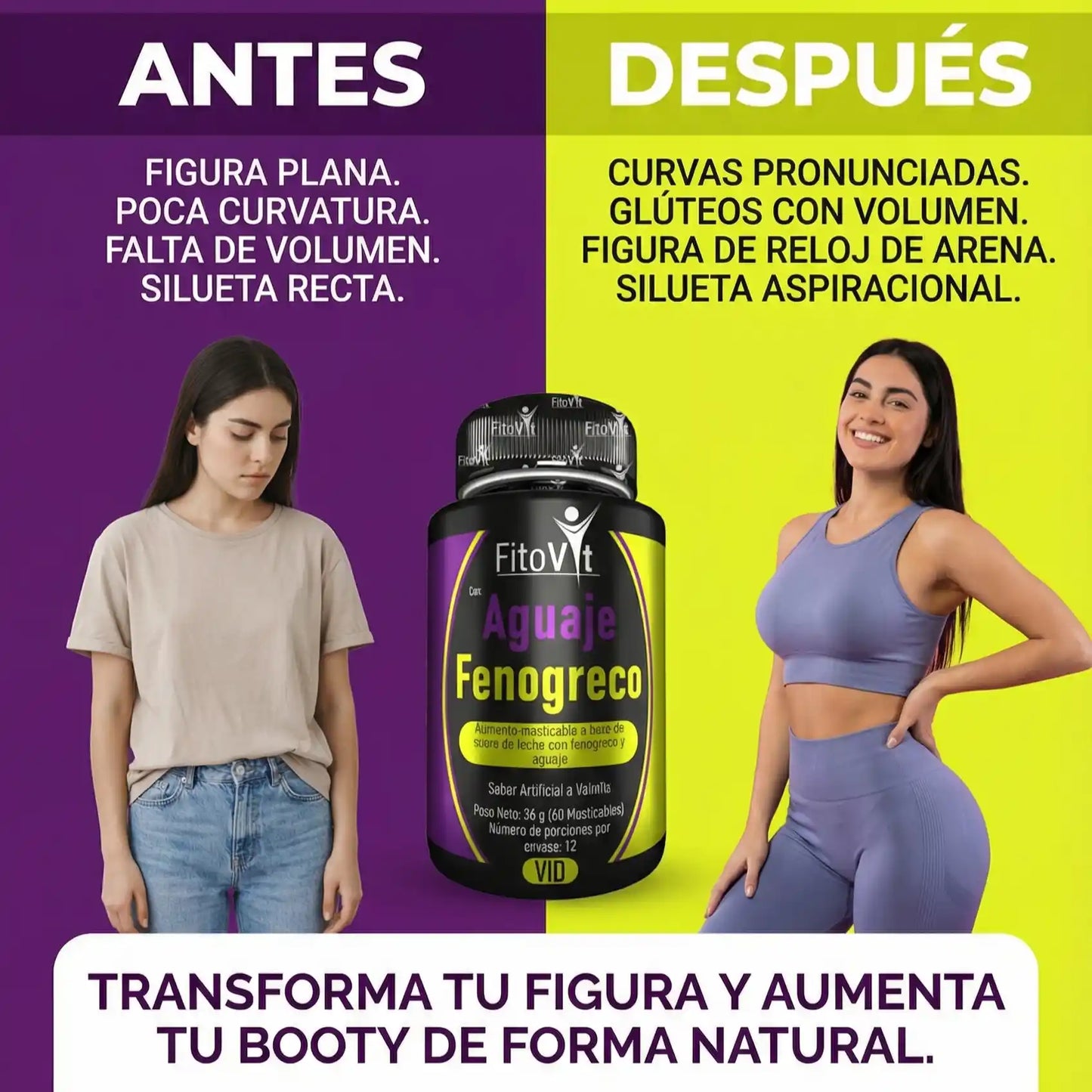 🍒 AGUAJE Y FENOGRECO X60 UNDS FITOVIT🍑
