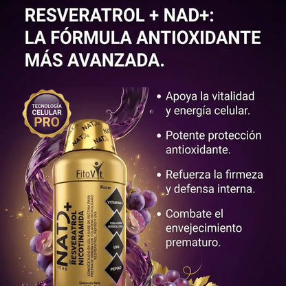 👵🏼👩🏻 NAD + RESVERATROL X1.000ML FITOVIT