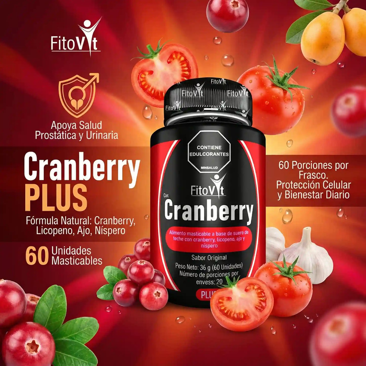 💦CRANBERRY X 60 UND FITOVIT🍆
