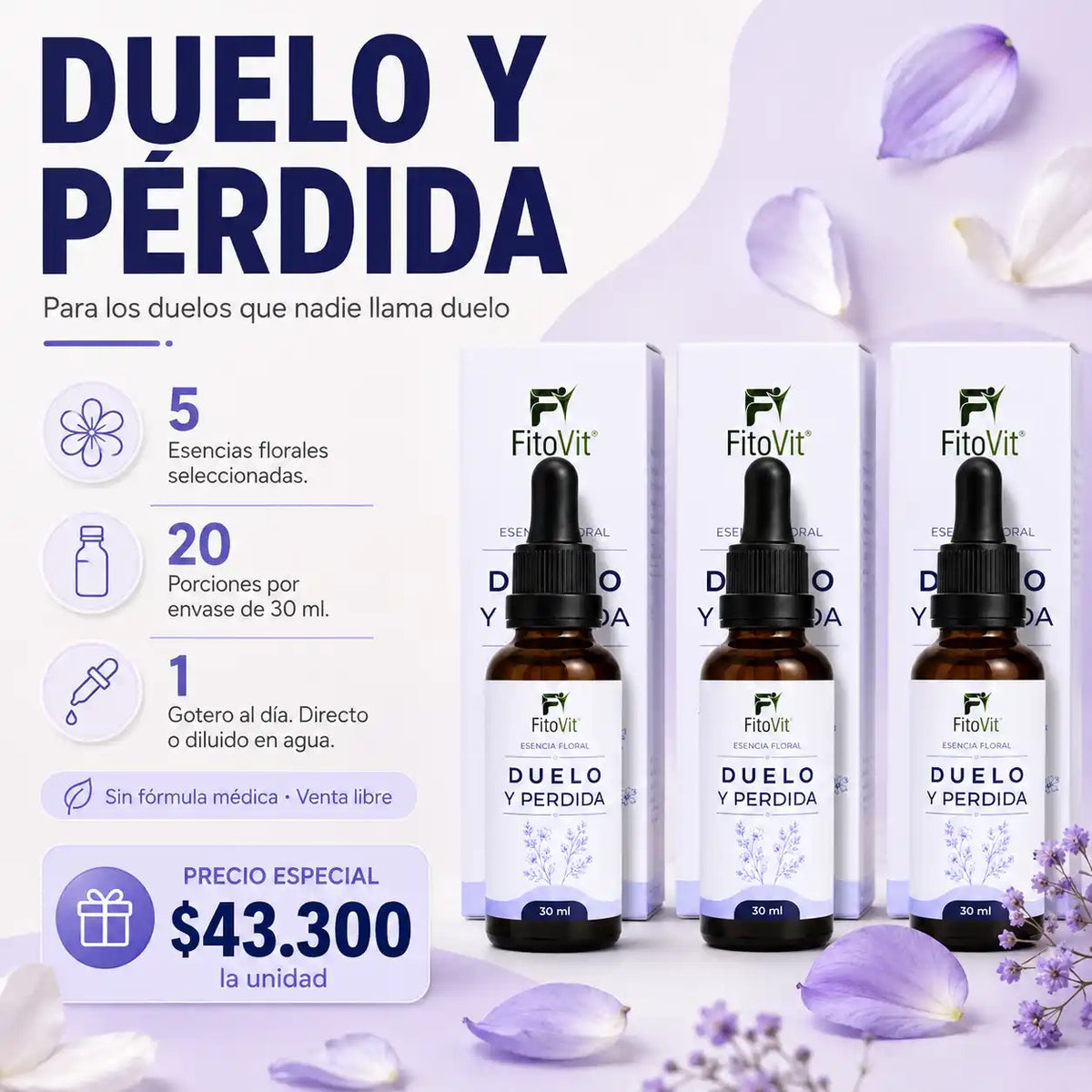 💜Duelo y Pérdida - 30 mililitros🌿