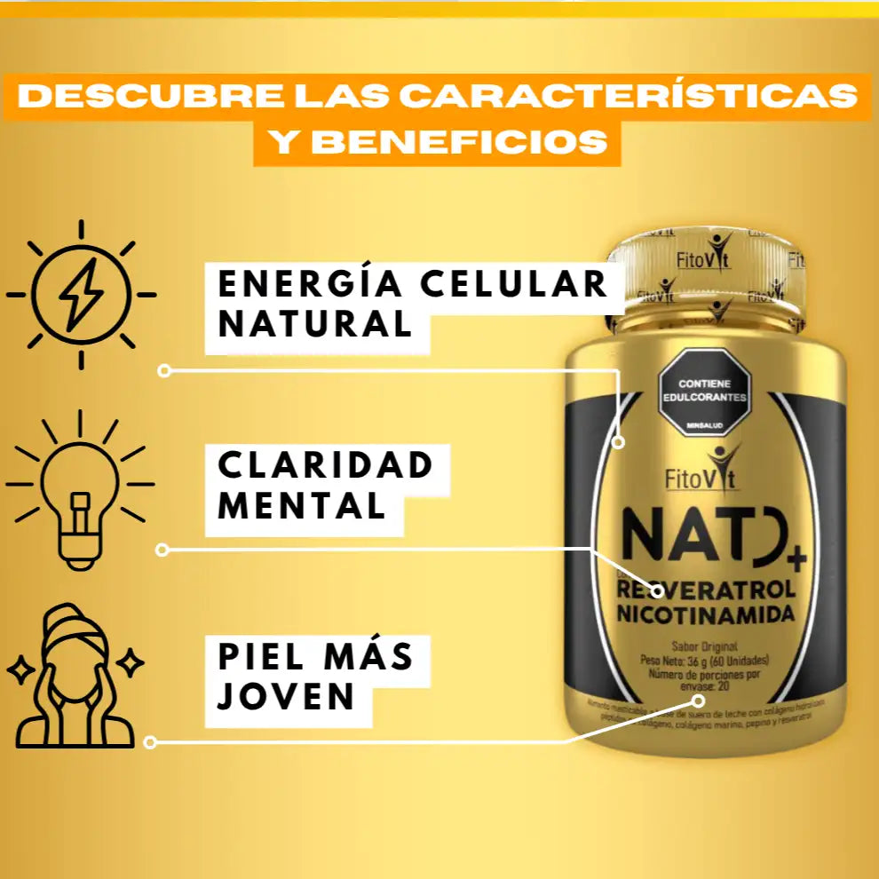 👵🏼RESVERATROL + NICOTINAMIDA X60UND FITOVIT👧🏻