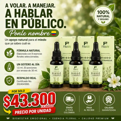 🌿Miedo y Cobardía - 30 mililitros 😌