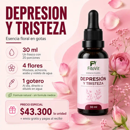 😢Depresión y Tristeza x30 mililitros 💗