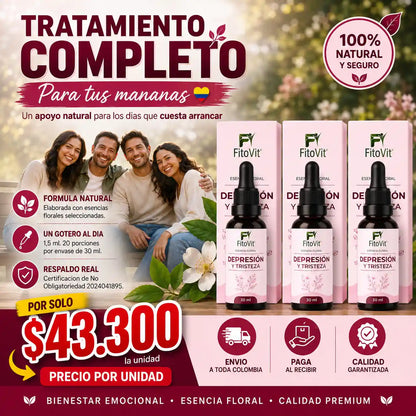 😢Depresión y Tristeza x30 mililitros 💗
