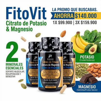👋🏼CITRATOS X 60 UND FITOVIT🩻